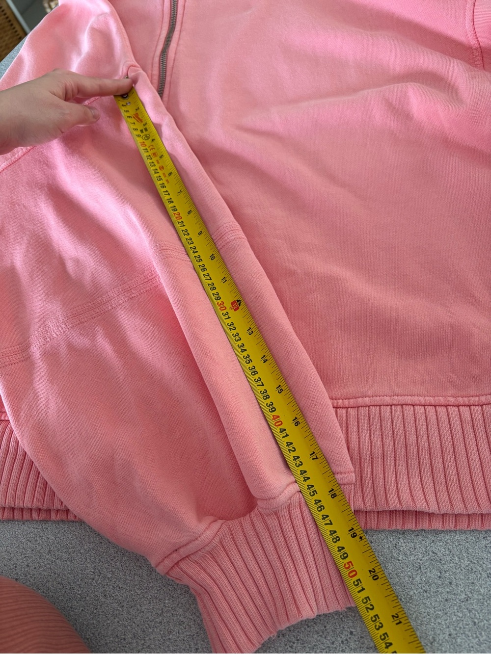 Aerie Pink Oversized Quarter Zip Sweatshirt XL Cozy Lounge Pullover Soft Girl - Picture 8 of 12
